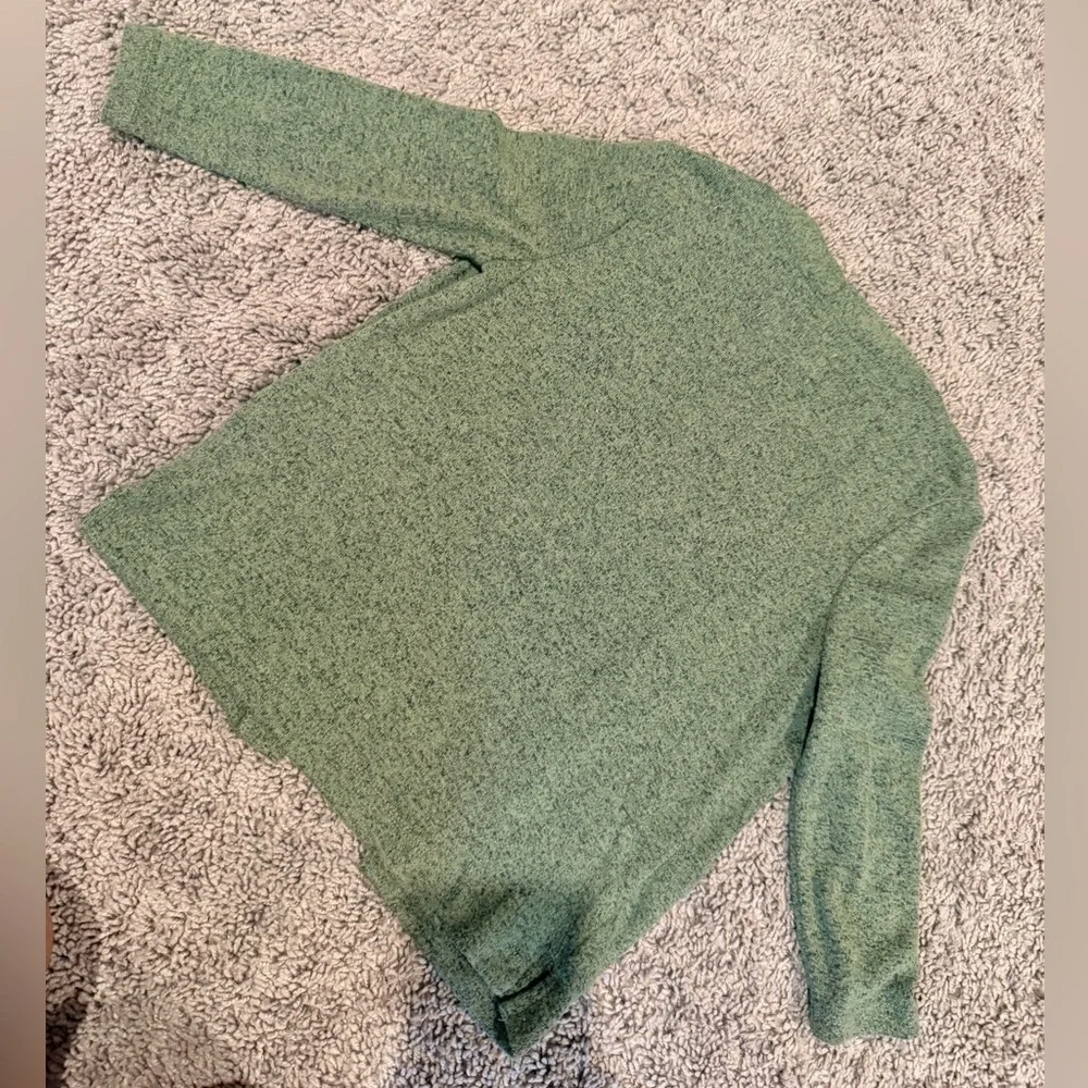 Old Navy Green Open-Front Knit Cardigan